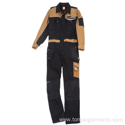 Classic European Elasticated Waistband Work Overalls